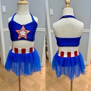 Blue Star Kids Costume